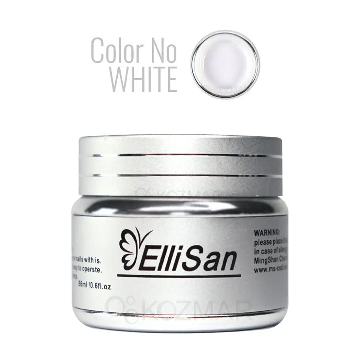 Fontenay Ellisan Protez Tırnak Jeli - Builder Gel 56 Gram - No: White