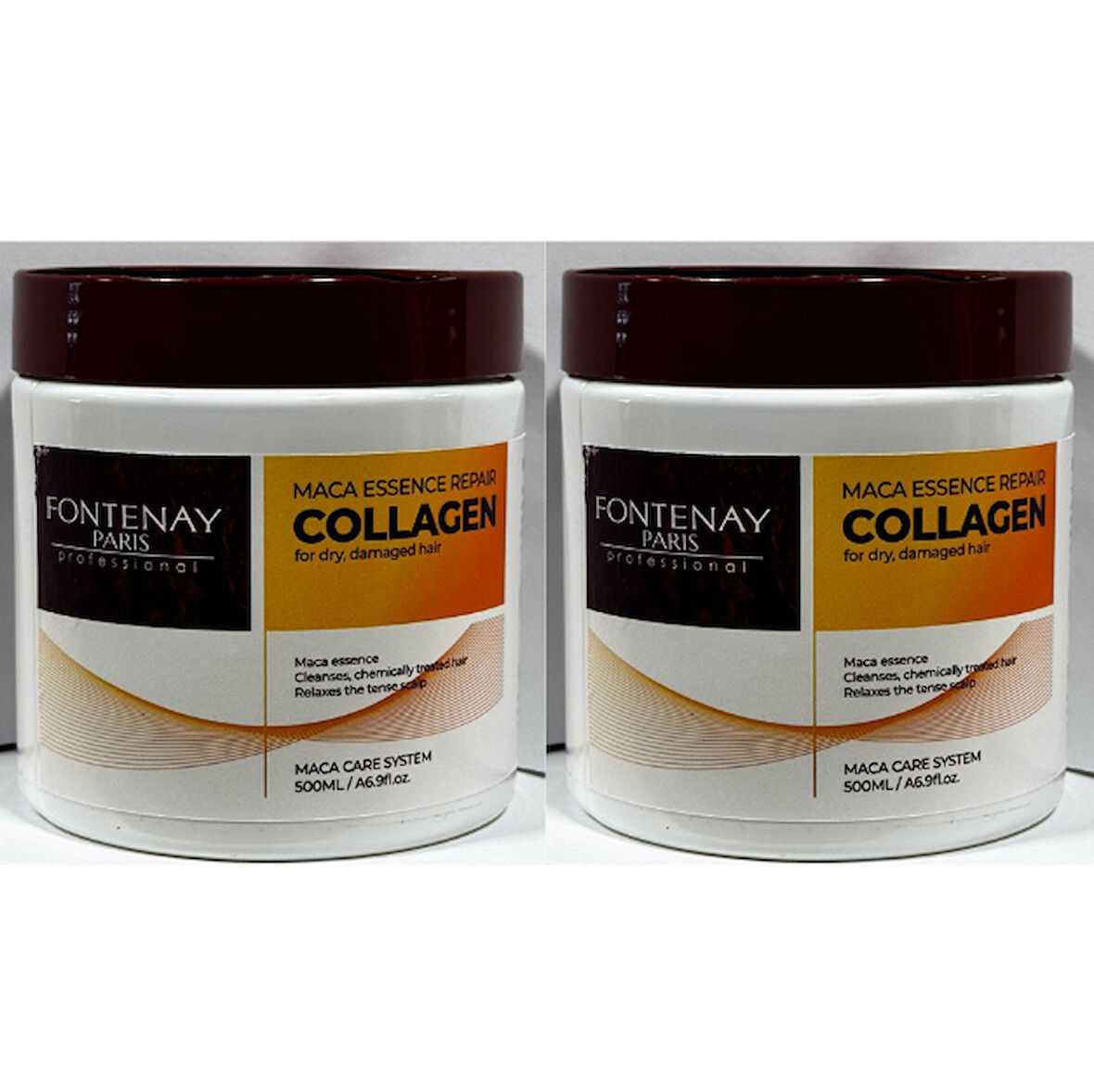 Fontenay Collagen Saç Maskesi & Buğday Proteinli 500 ml 2'Li Set