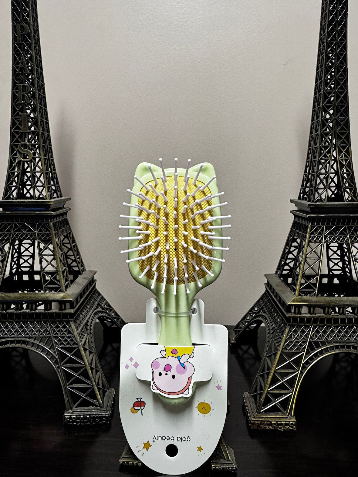 Fontenay Bebek Tarağı Bebek Saç Fırçası Yeşil Renk