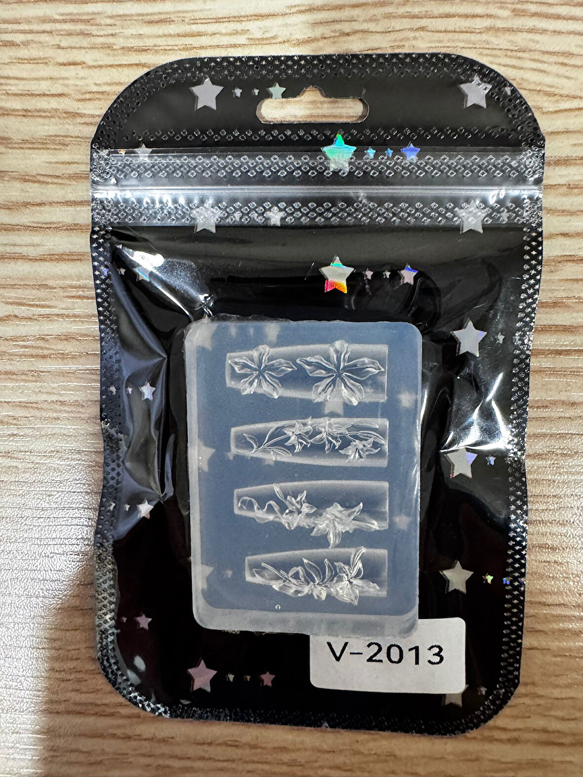 Fontenay Nail Art Desen Kalıbı, Charm Tırnak Süsleme 3D Silikon Kalıp V-2013
