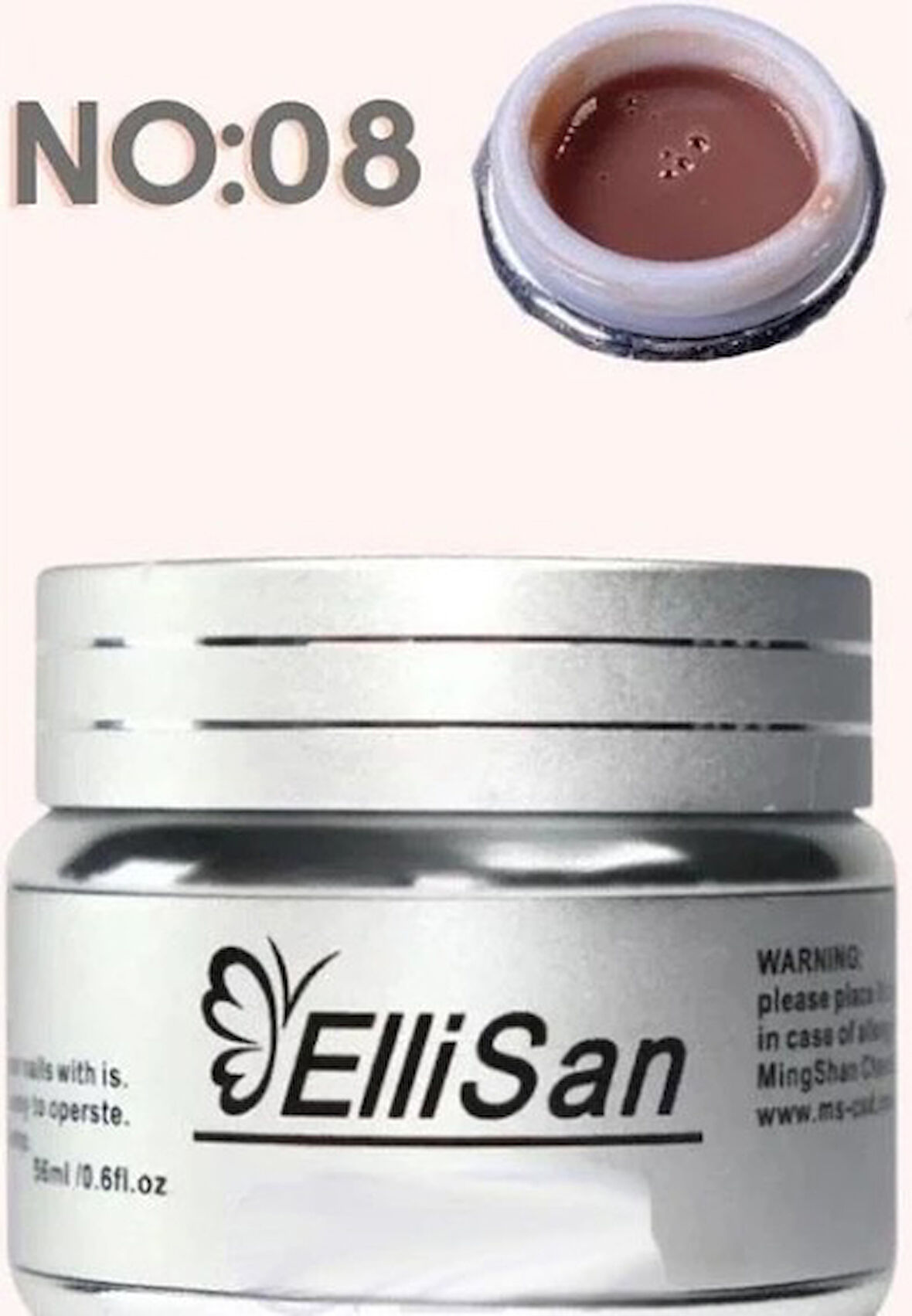 Fontenay Ellisan Protez Tırnak Jeli - Builder Gel 56 Gram - No: 008