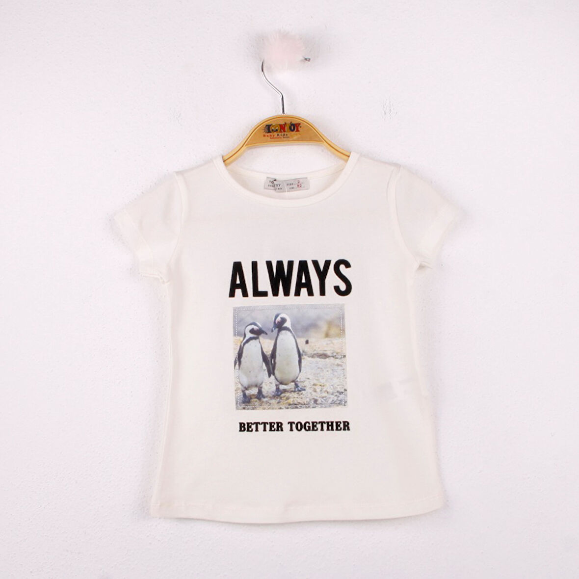 Toontoy  Kız Çocuk T-Shirt Always Baskı