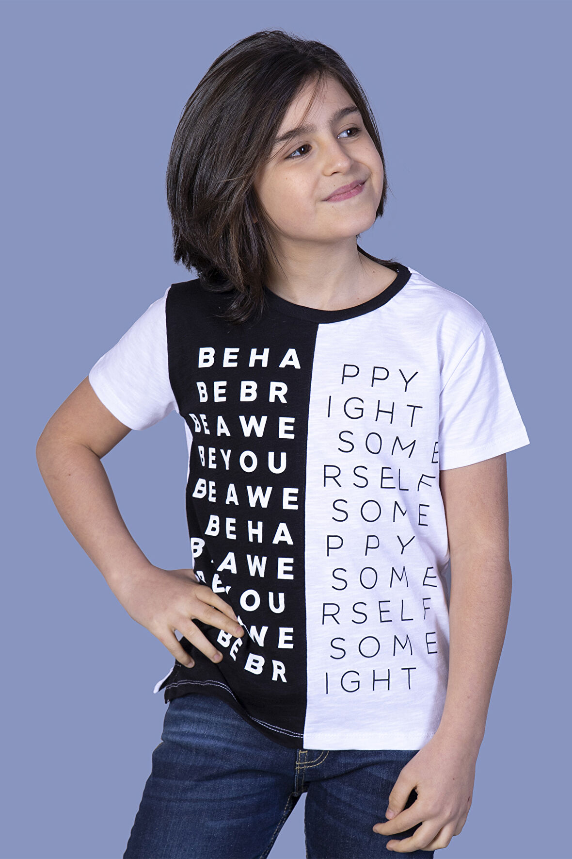 Toontoy Erkek Çocuk Yazı Baskılı Tişört