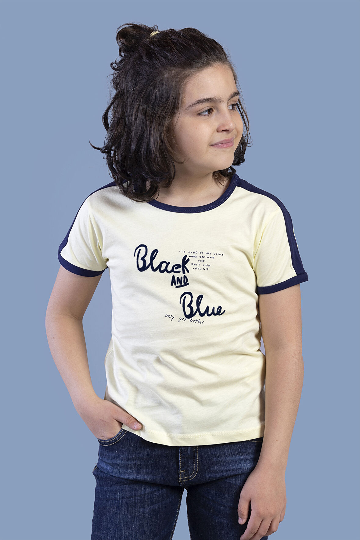 Toontoy Erkek Çocuk Black Flak Baskılı Tişört