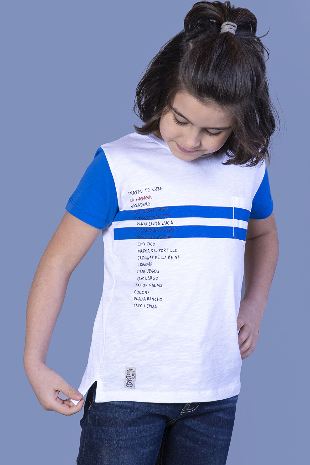 Toontoy Erkek Çocuk Çizgili Baskılı Tişört