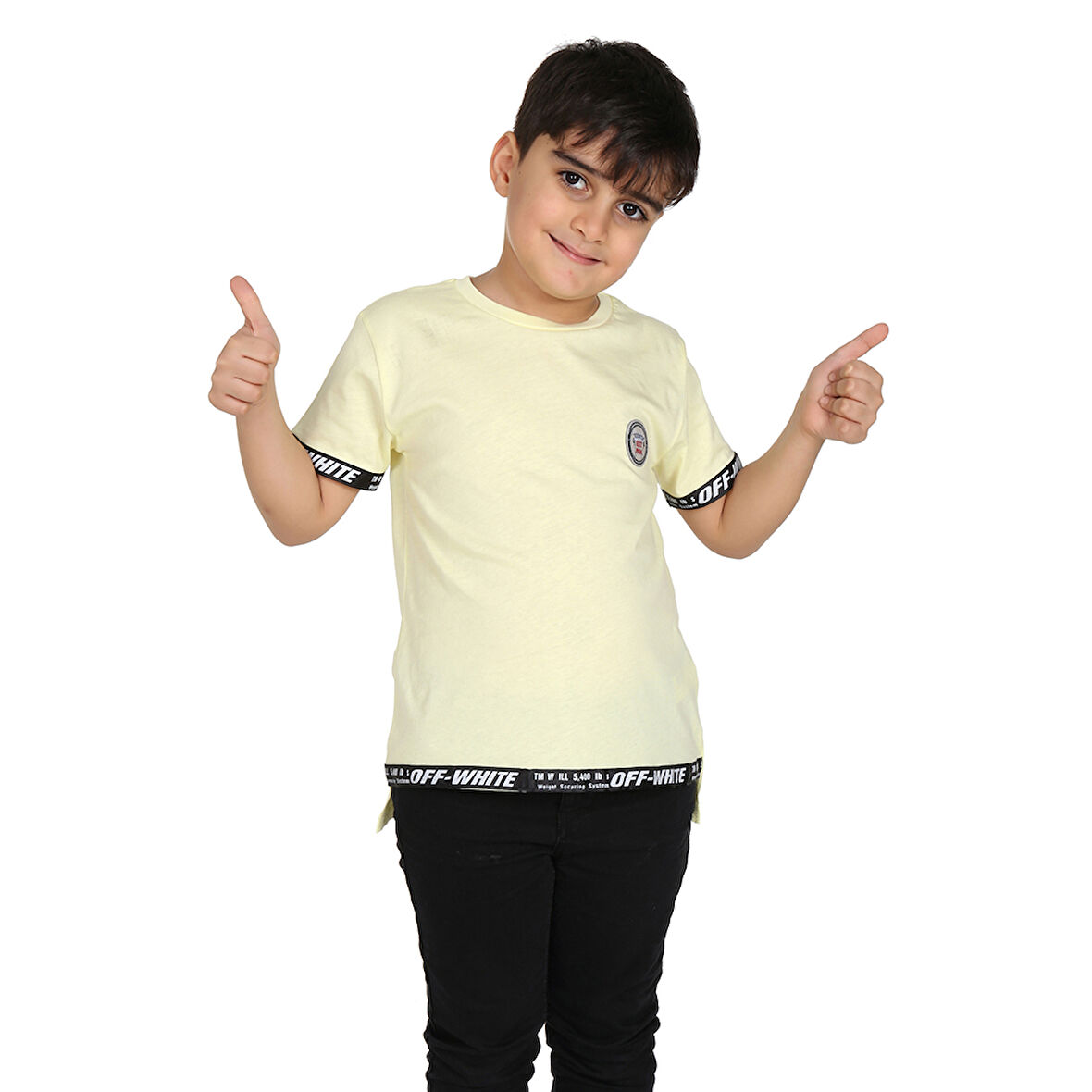 Toontoy Erkek Çocuk Kenar Şeritli Tişört