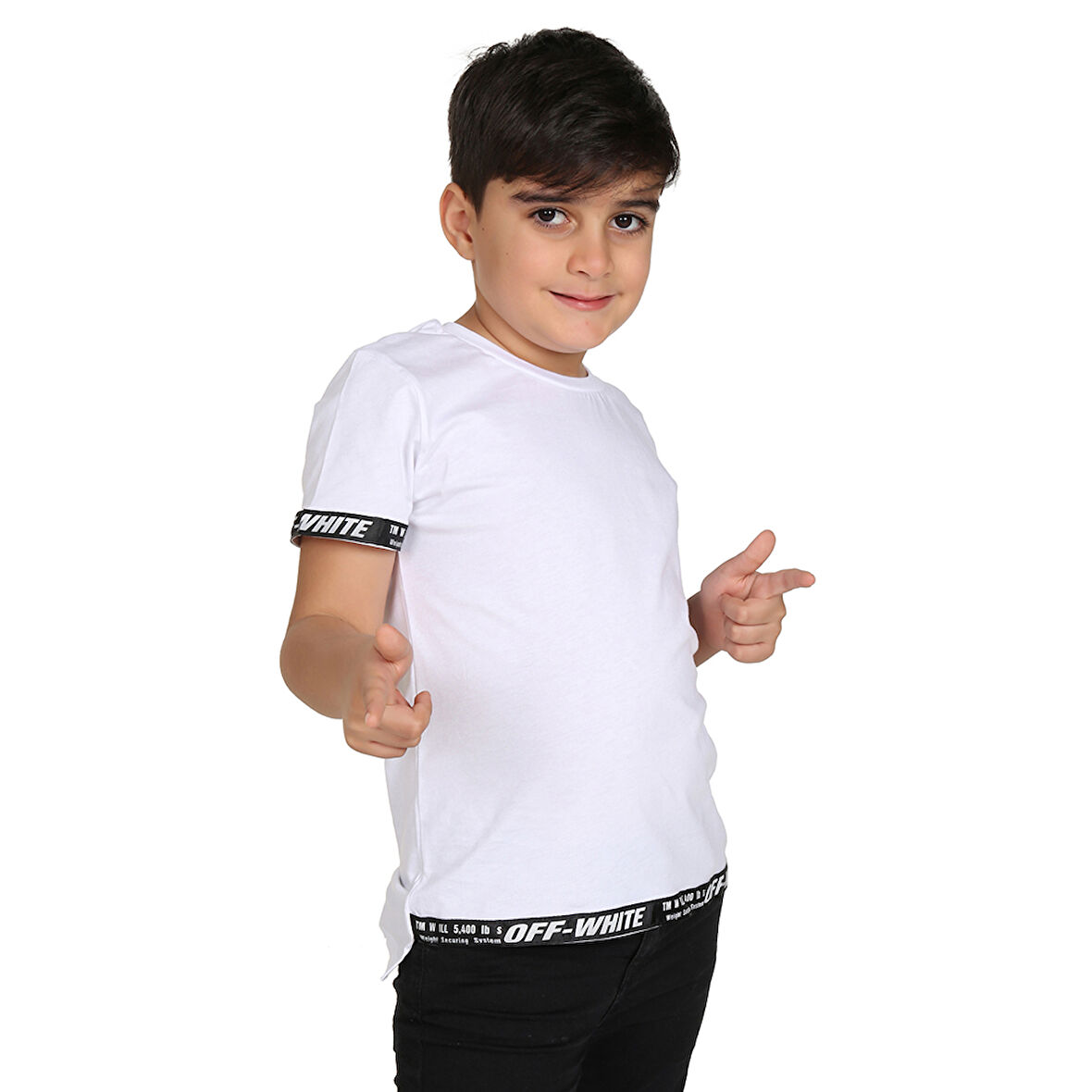 Toontoy Erkek Çocuk Kenar Şeritli Tişört