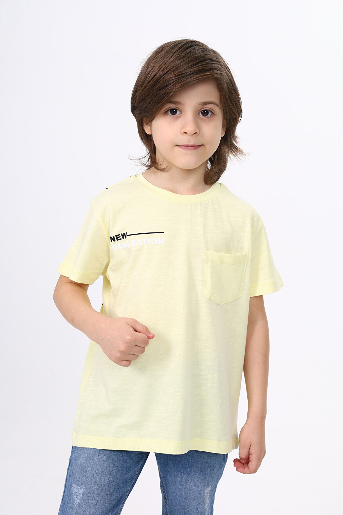 Toontoy Erkek Çocuk Cep Baskılı Tişört