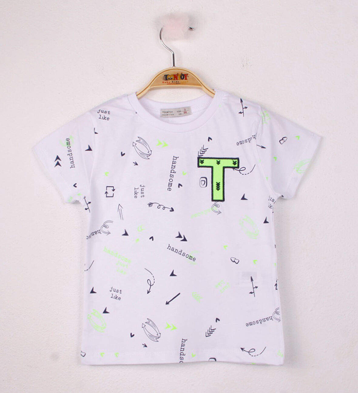 Toontoy Erkek Çocuk T Nakışlı Tişört