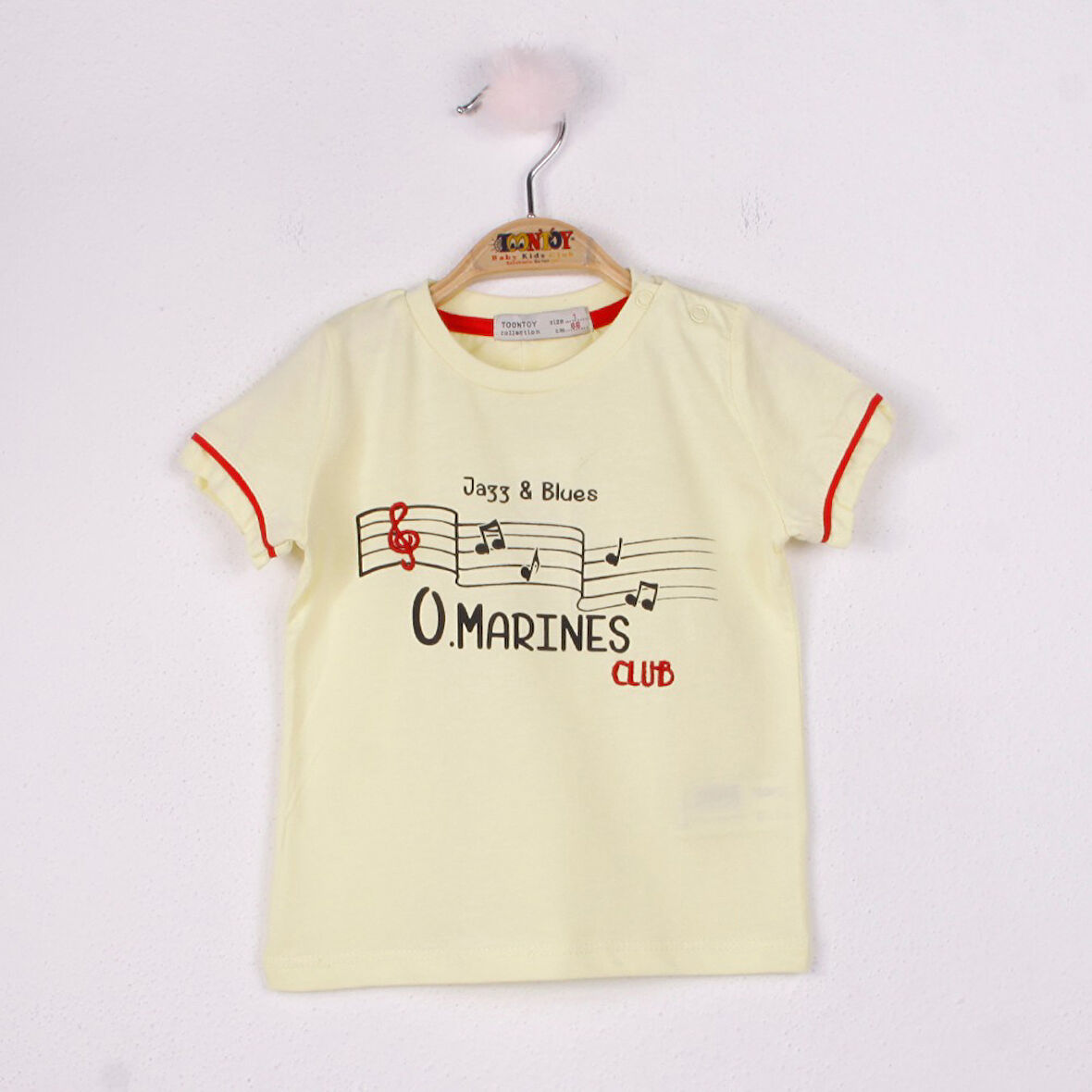 Toontoy Erkek Bebek Marines Baskılı T-Shirt