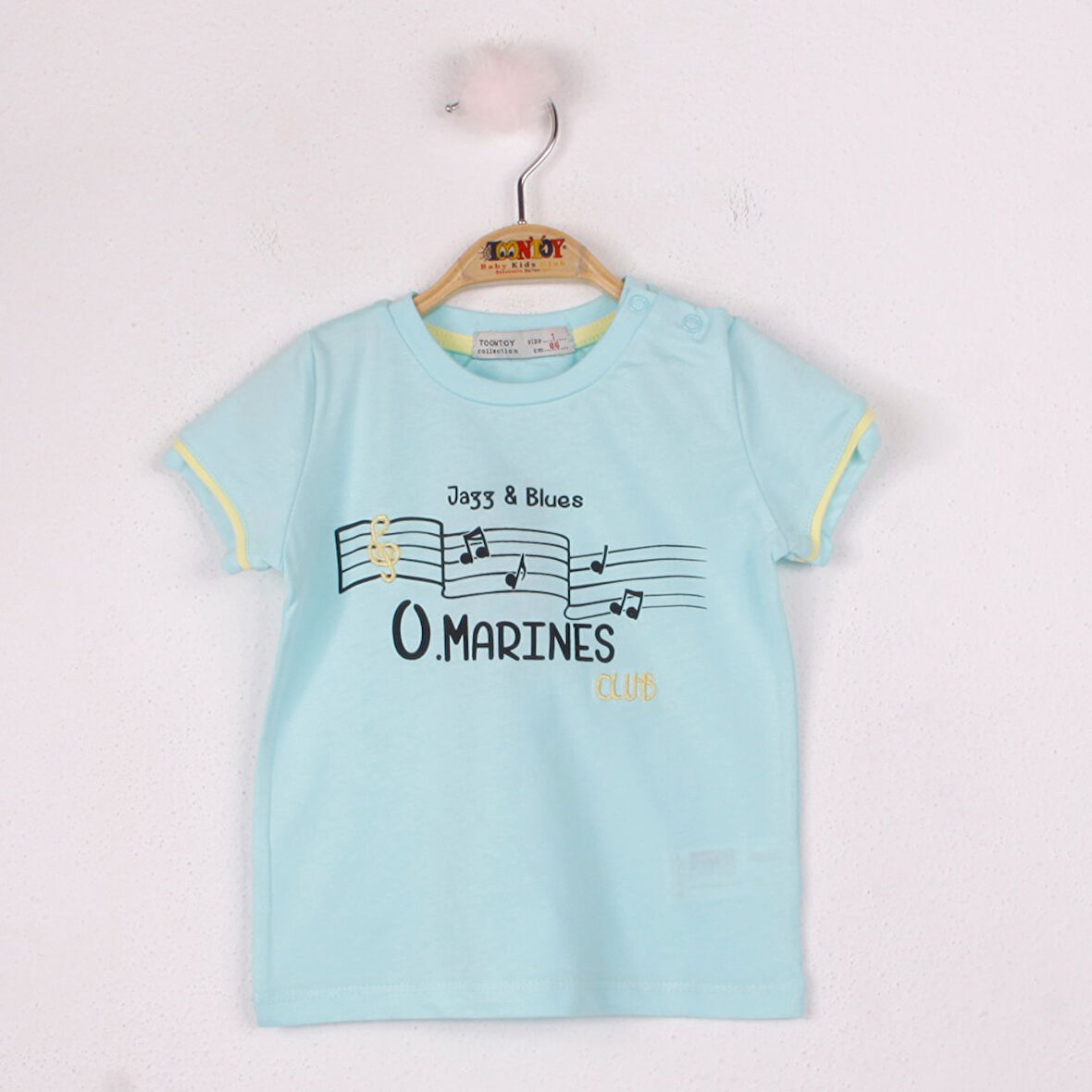 Toontoy Erkek Bebek Marines Baskılı T-Shirt