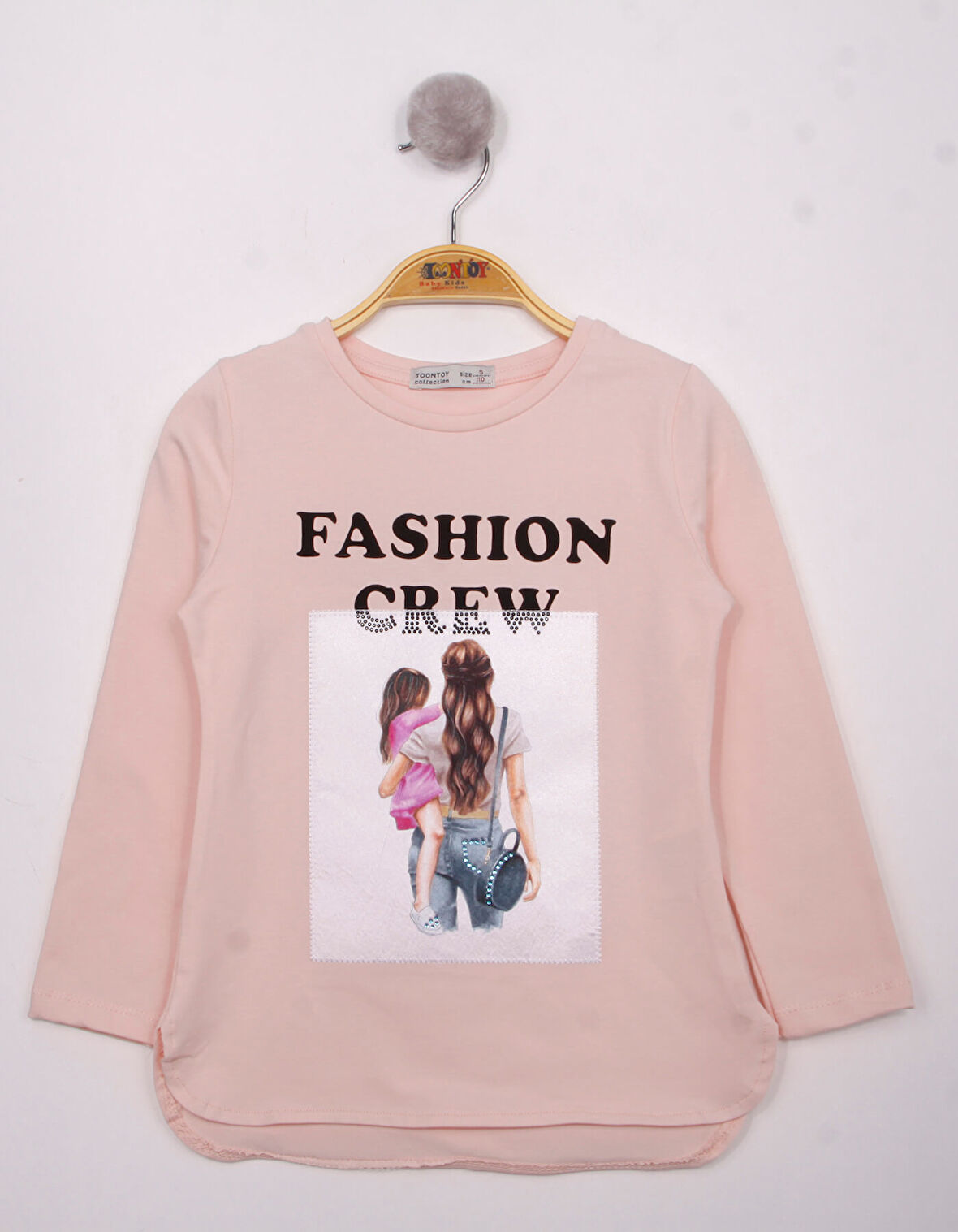 Toontoy Kız Çocuk Fashion Baskılı Tişört