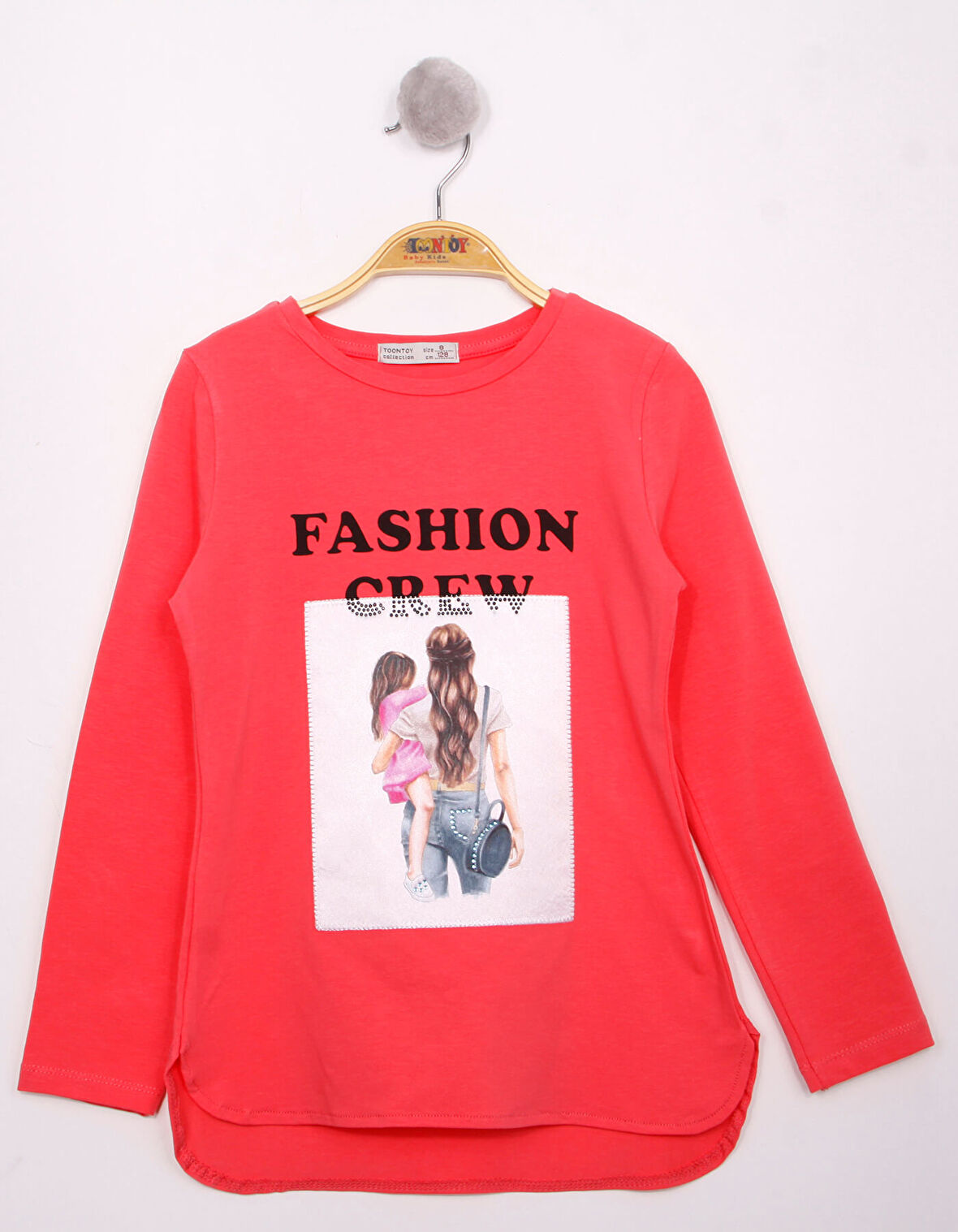 Toontoy Kız Çocuk Fashion Baskılı Tişört