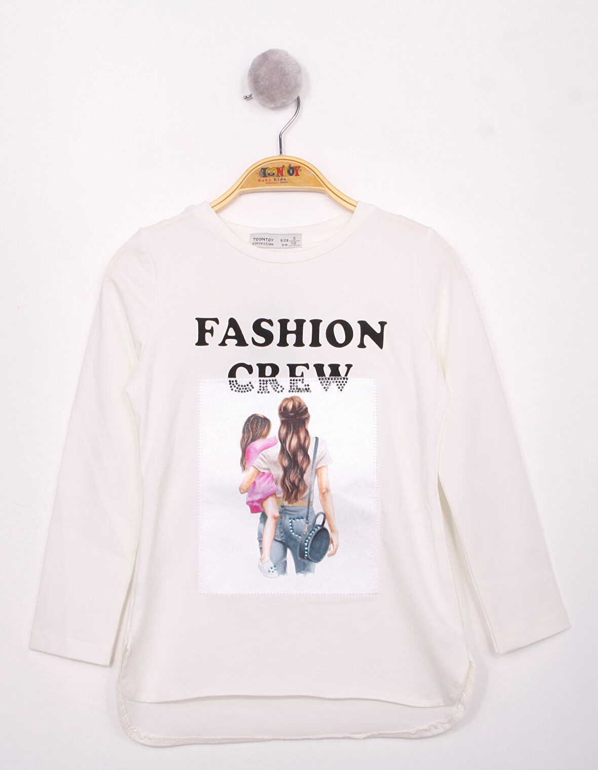 Toontoy Kız Çocuk Fashion Baskılı Tişört