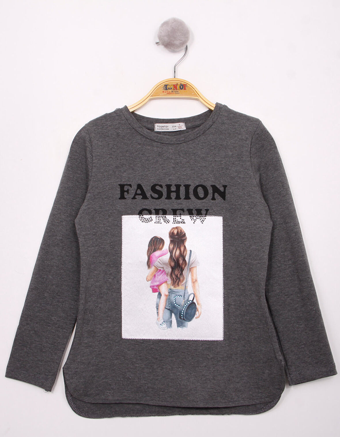 Toontoy Kız Çocuk Fashion Baskılı Tişört