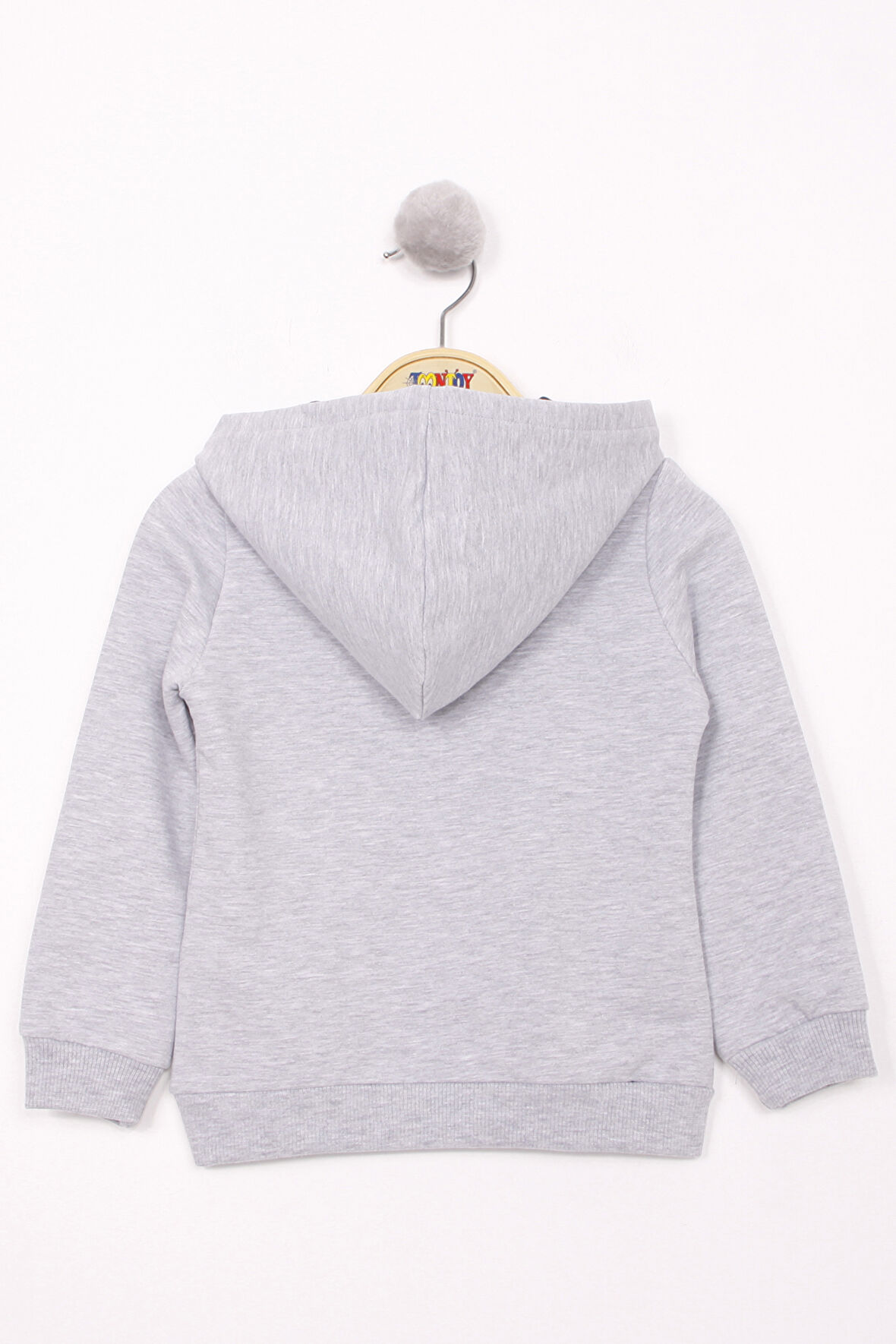 Toontoy Kız Çocuk Pullu Ayıcık Nakışlı Sweatshirt