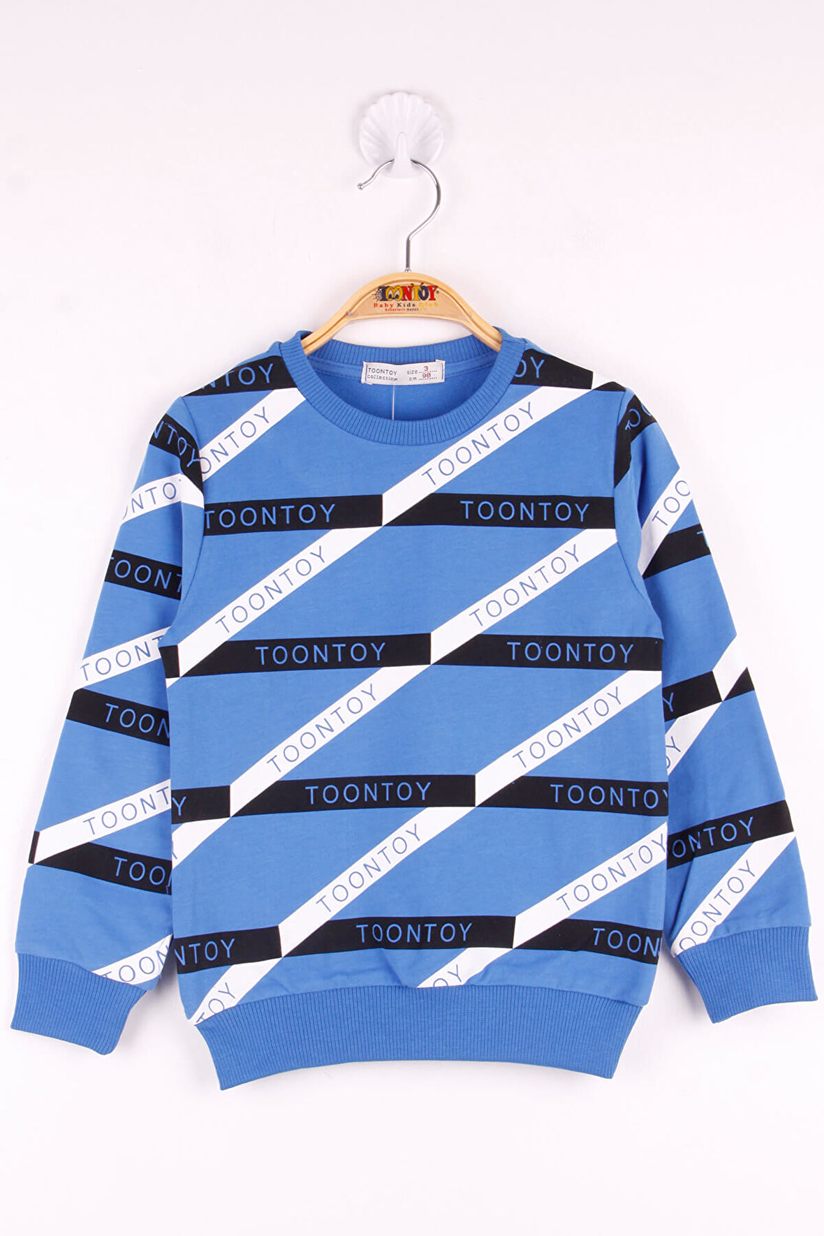 Toontoy Erkek Çocuk Toontoy Şeritli Sweatshirt