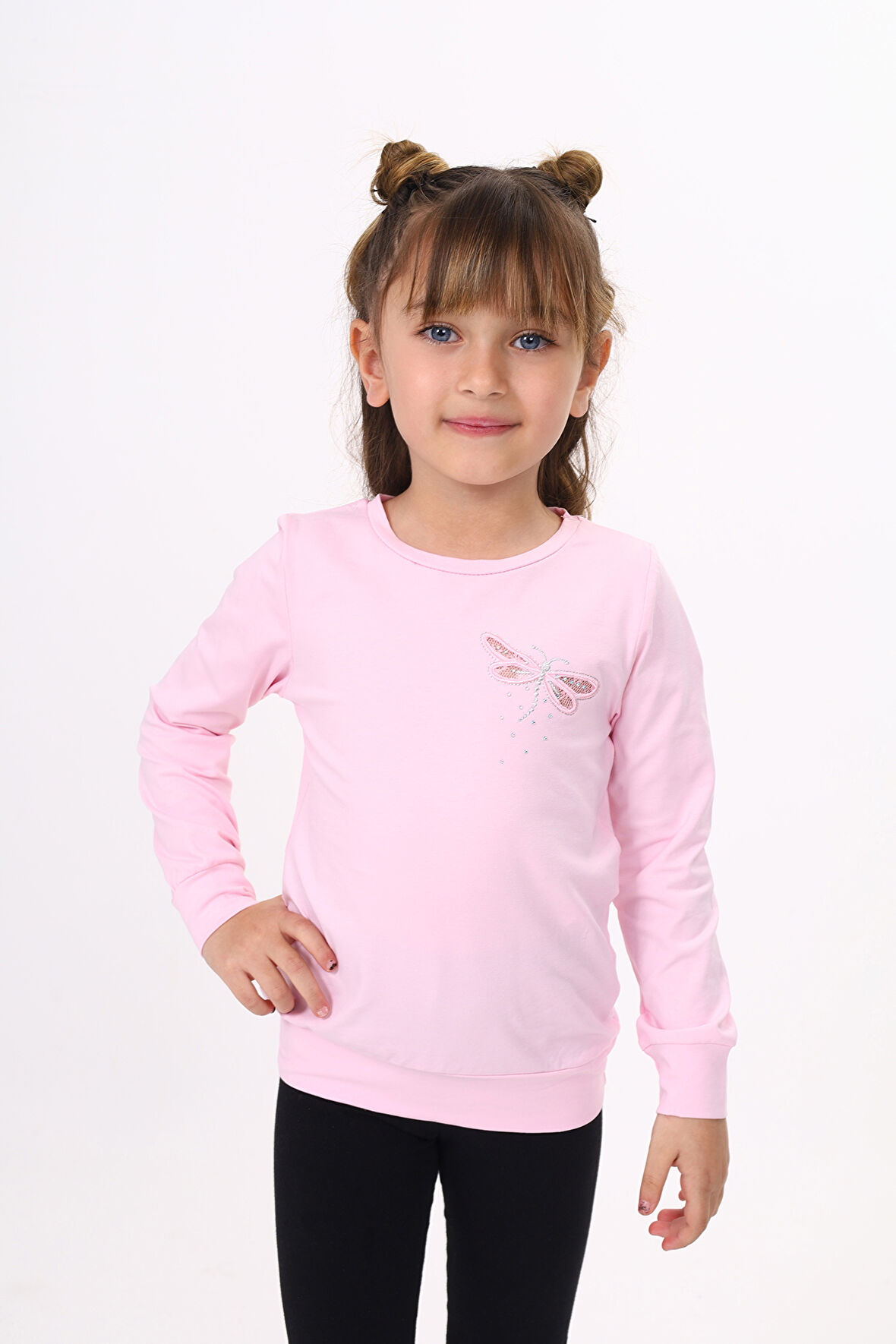 Toontoy Kız Çocuk Yusufcuk Nakışlı Tişört