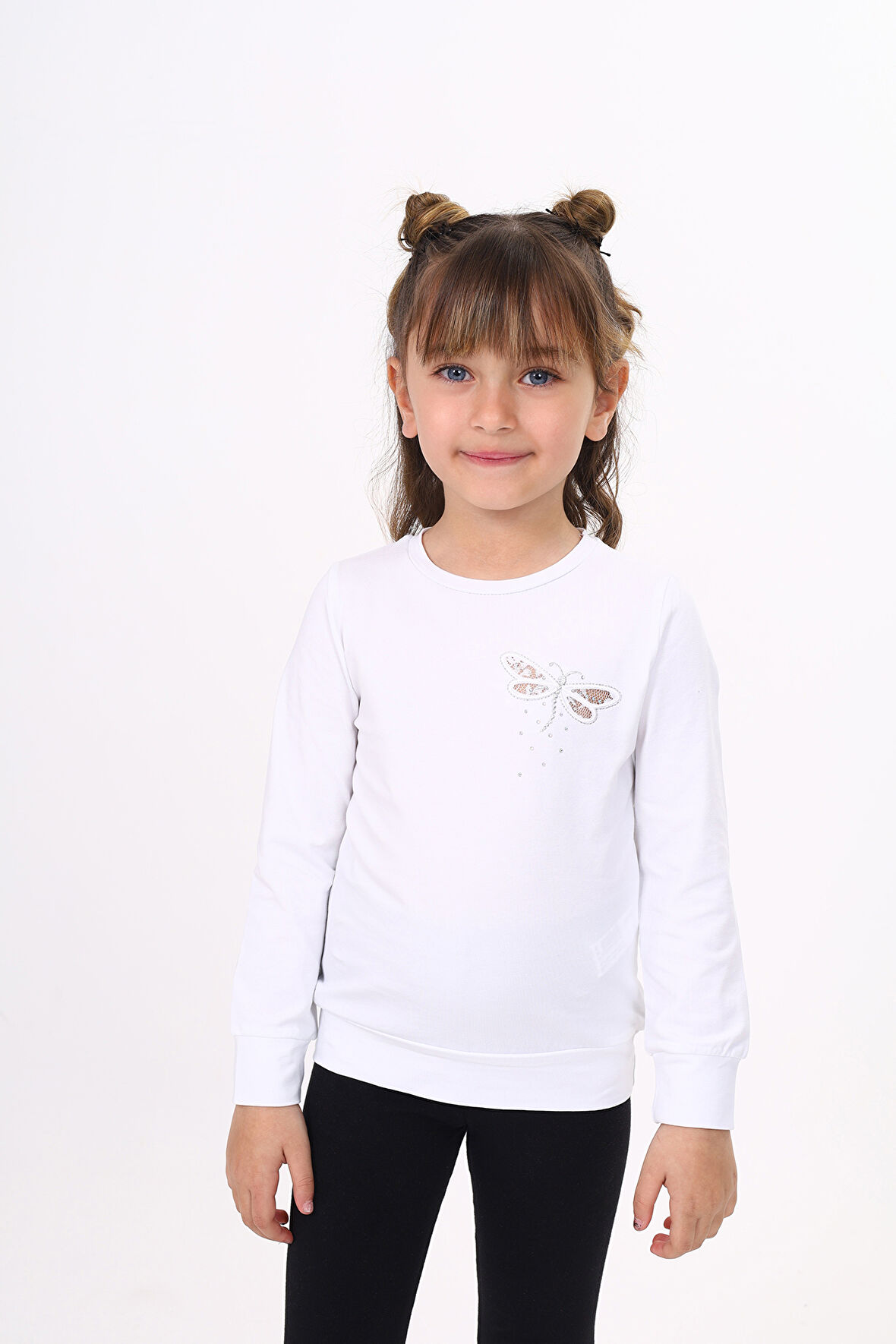 Toontoy Kız Çocuk Yusufcuk Nakışlı Tişört