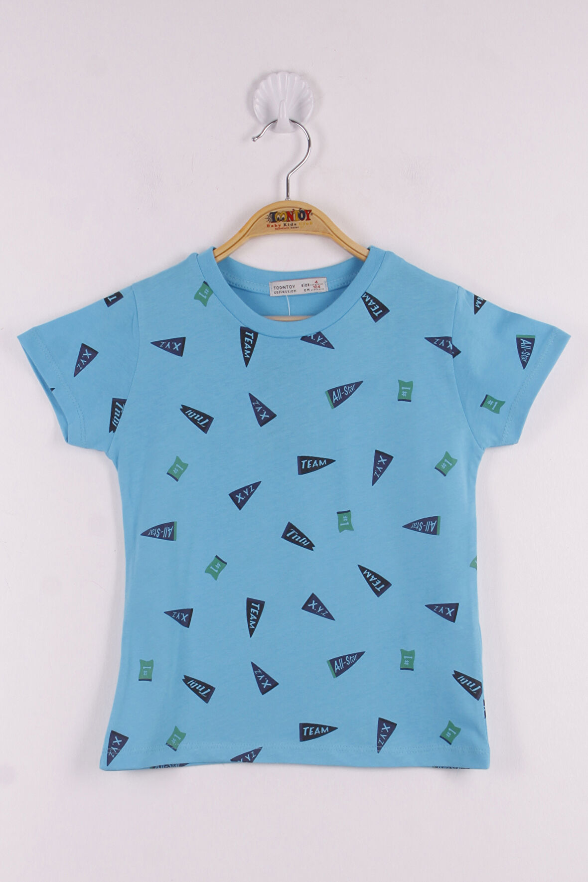 Toontoy Erkek Çocuk Yazı Baskılı T-Shirt