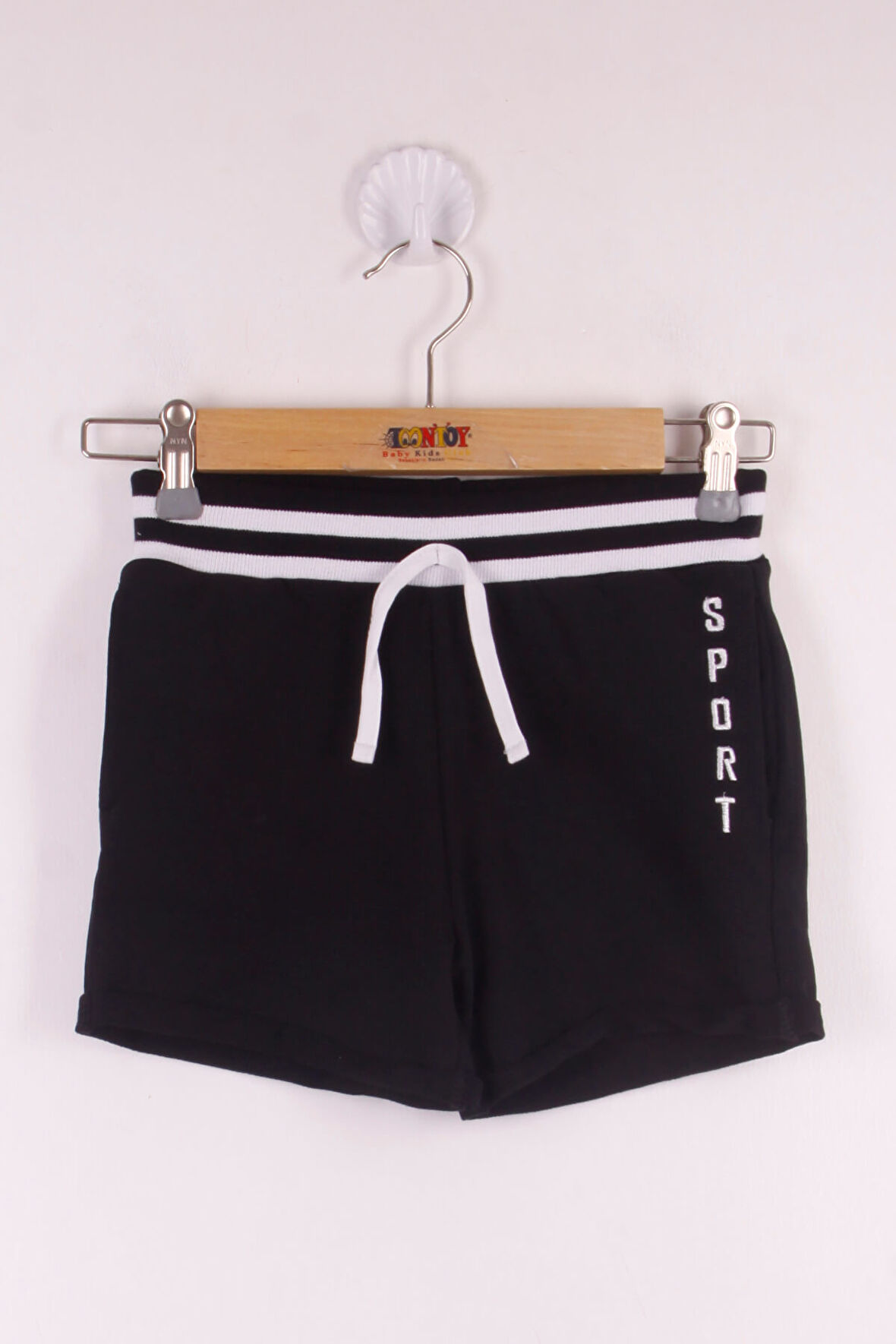 Toontoy Kız Çocuk Sport Nakışlı Cepli Şort