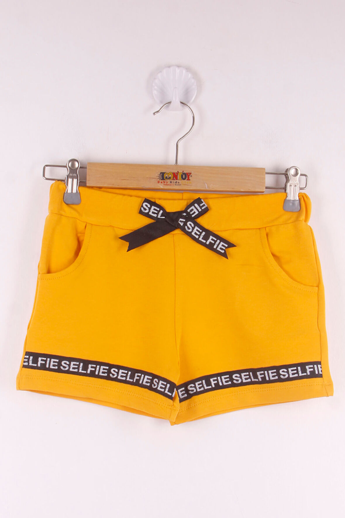 Toontoy Kız Çocuk Serfie Şeritli Cepli Şort