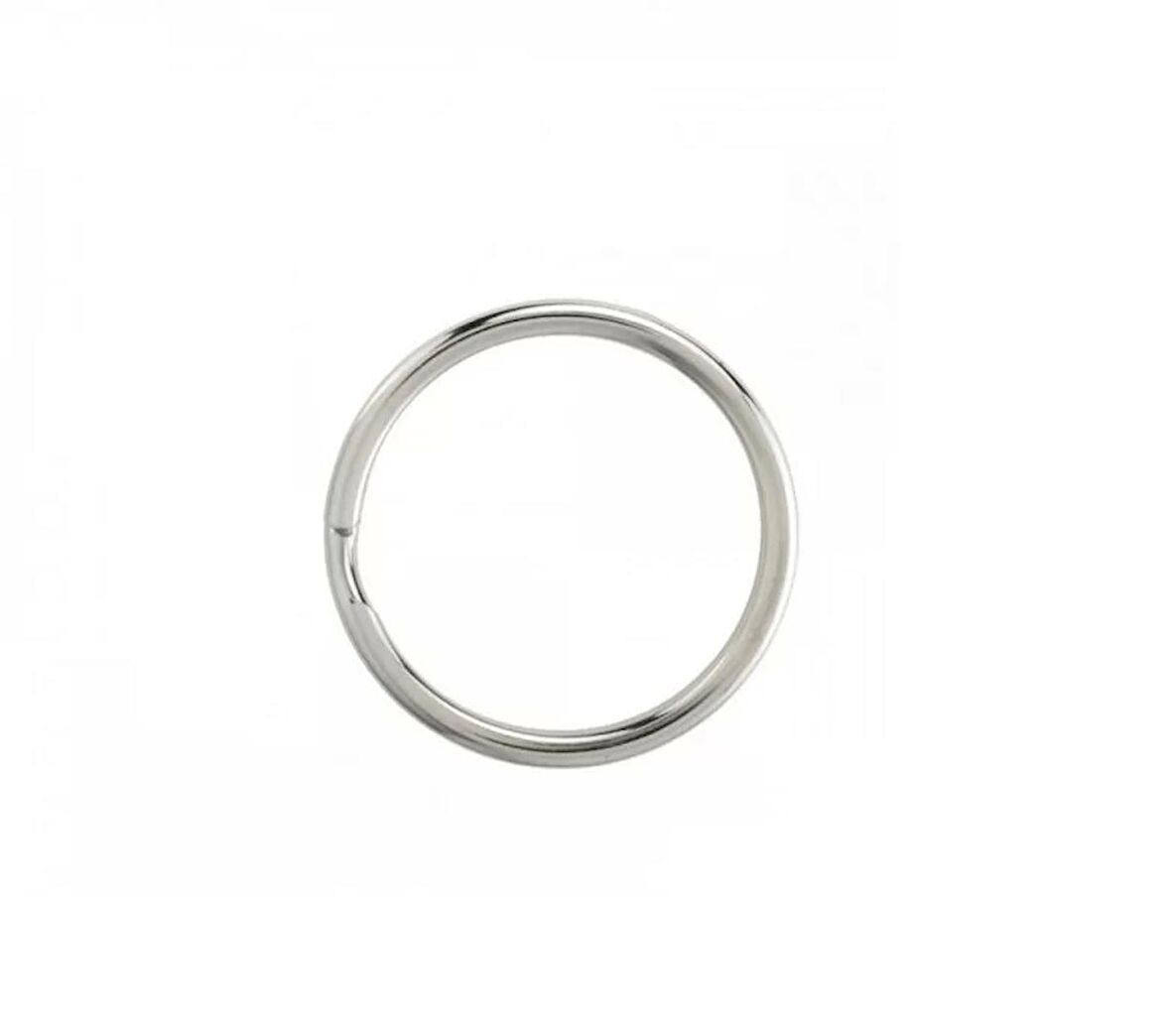 HALKA PASLANMAZ ÇELİK- Split Rings 1 pakette 10 adet - NO-06