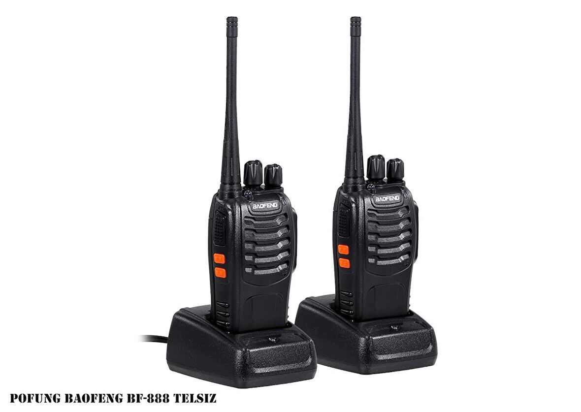 2 Adet Pofung Baofeng BF-888 Telsiz Walkie Talkie