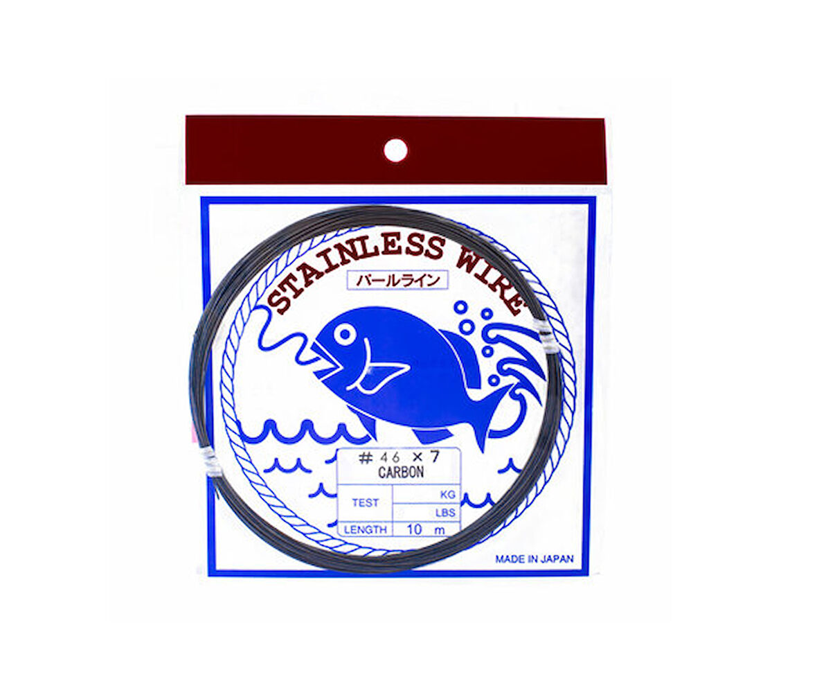 SHOWA Çelik Tel Karbon Siyah 10m. Çelik Tel - 20 LB