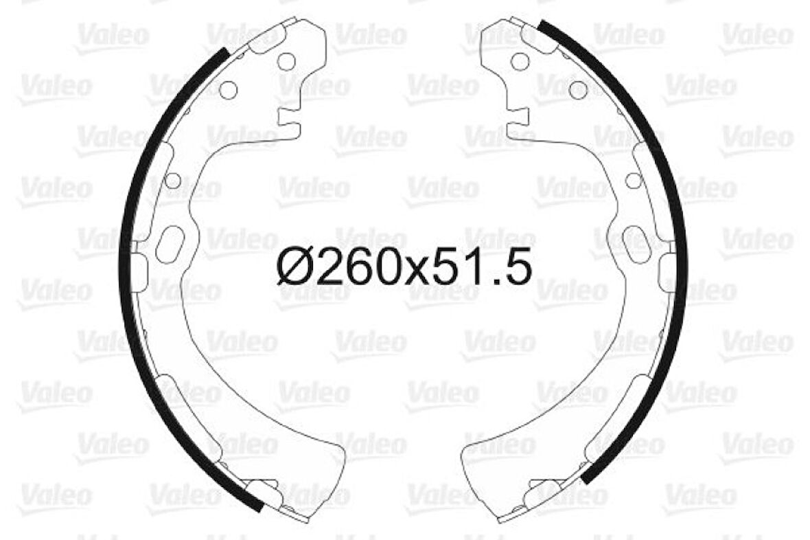 Nissan Ticarı Arka Fren Balatası Pabuc Nissan Pickup D22 4x2 98-02 Navara 92-97 Patfınder 86>95 Terrano 90-95 Urva - Valeo 562671