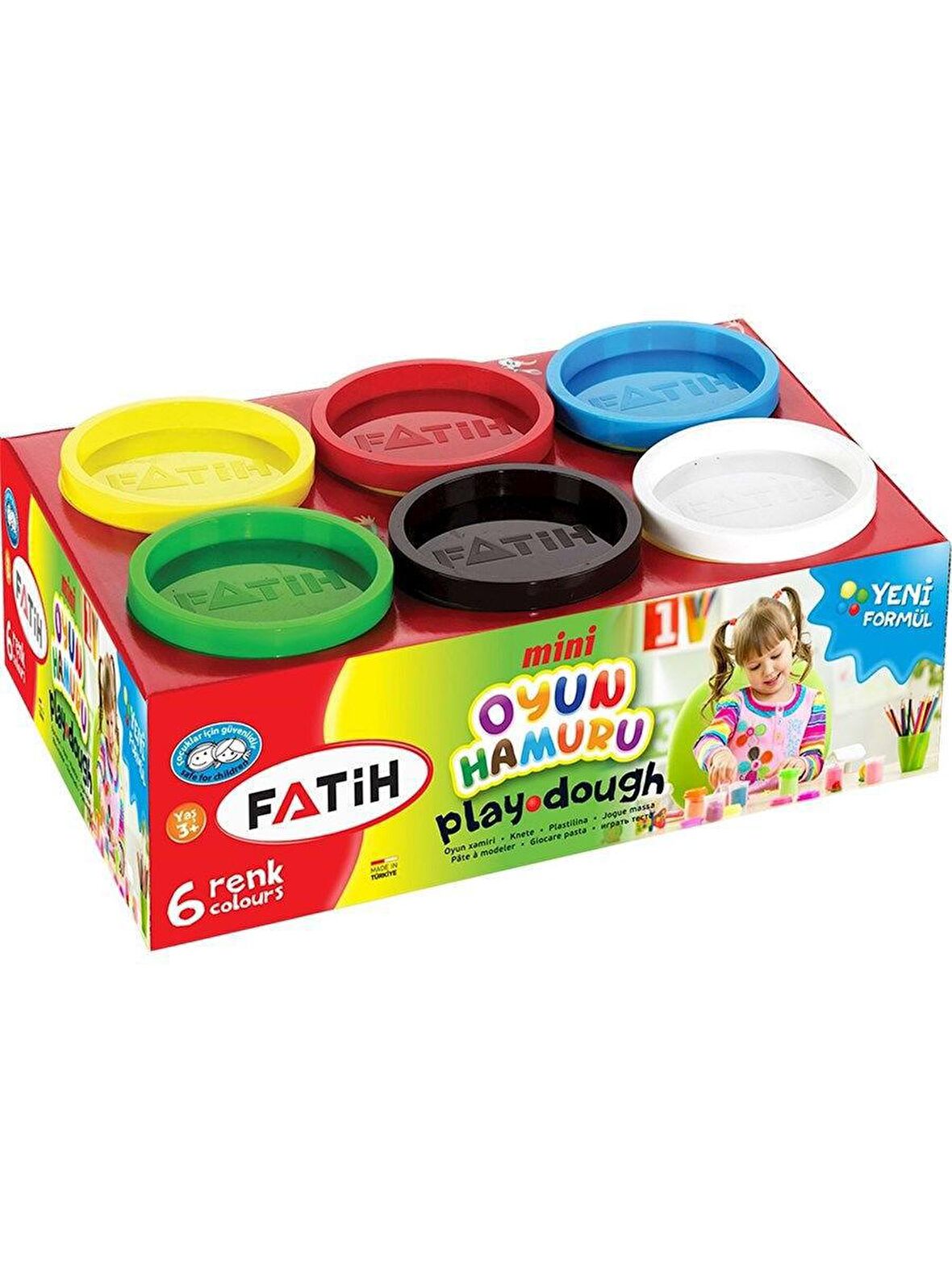 Fatih 6 Renk Oyun Hamuru (6*130=780gr)