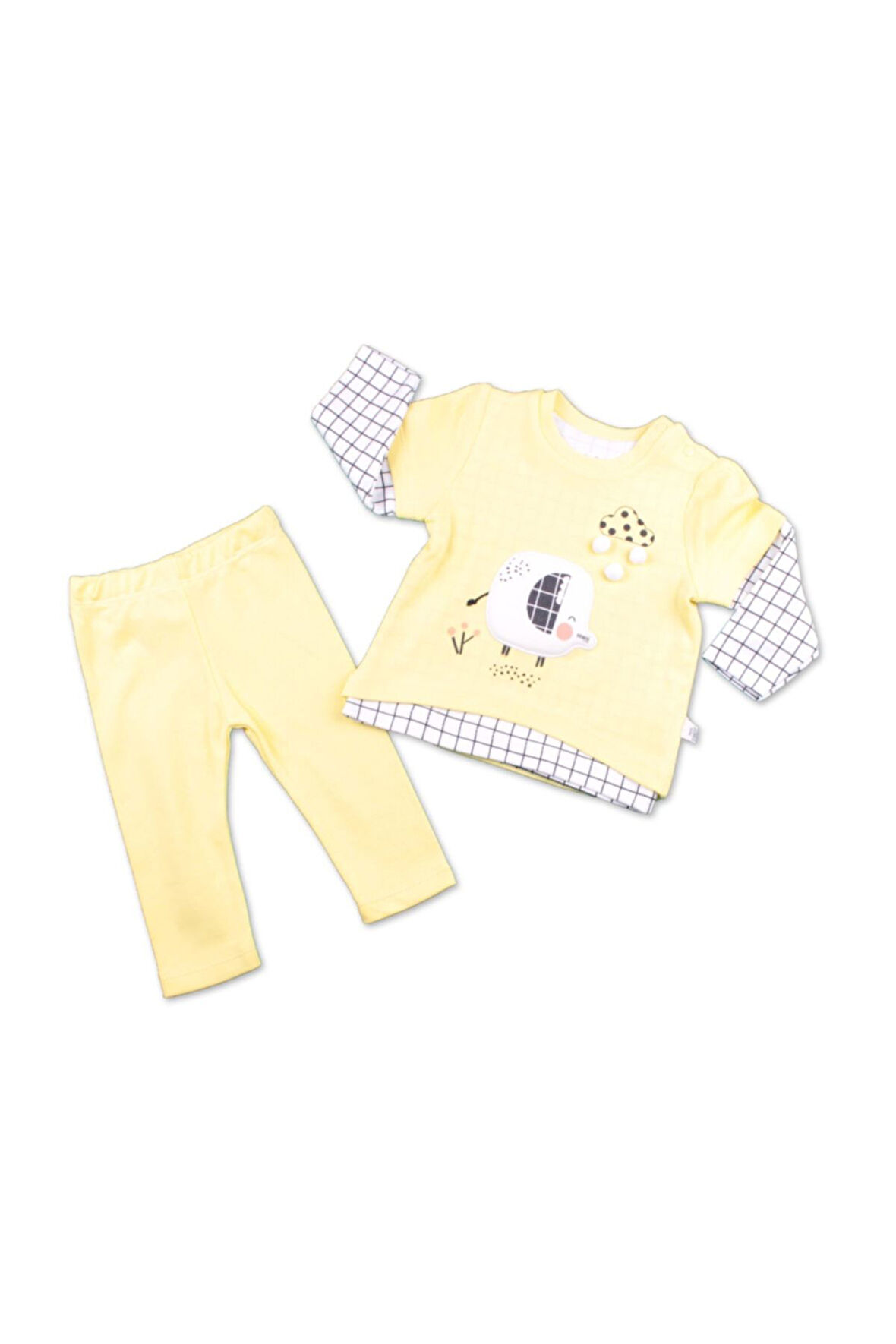 Bebek Sarı Elephant 2'li Takım