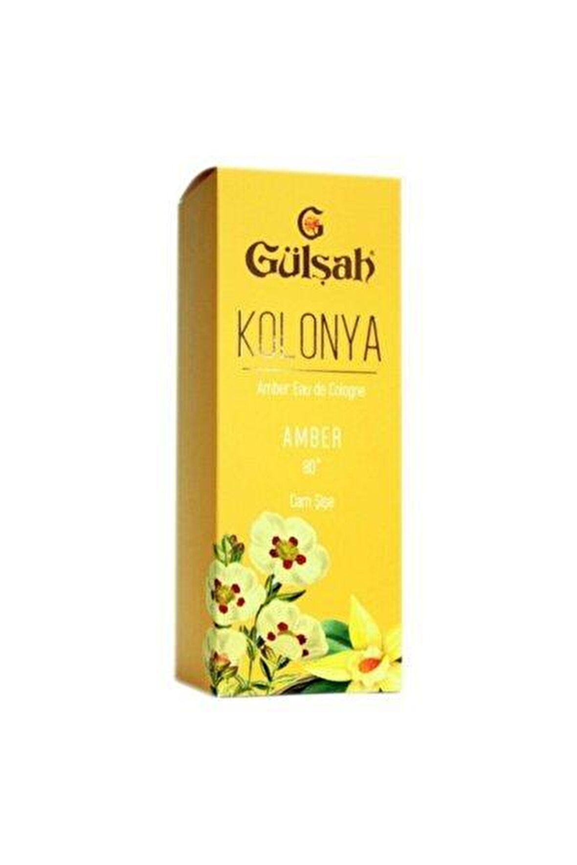 Gülşah Amber 80 Derece Cam Şişe 250 ml Kolonya