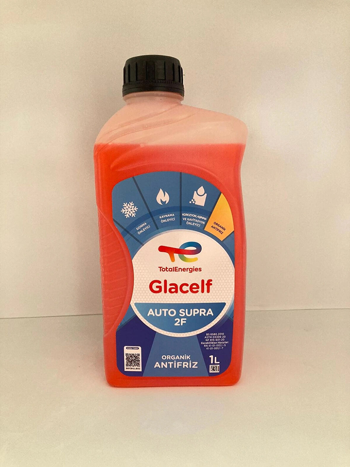 Total Glacelf Auto Supra 2F Organik Kırmızı Antifriz (Üretim Yıl ı- 2024)