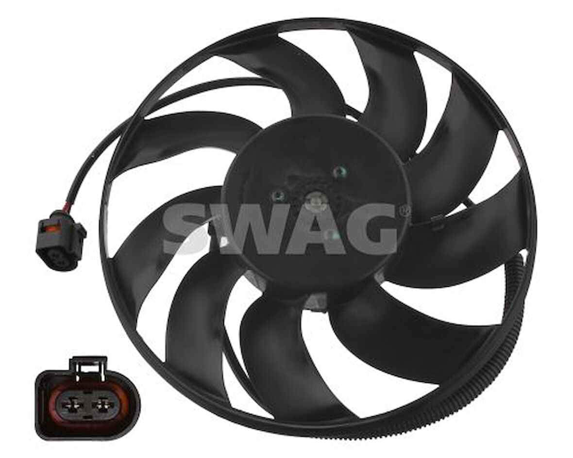 Vag Fan Motoru (kucuk Olan 300w 290mm) Transporter T5 1.9 Axa Axb Axc 03>09 - Swag 30940637