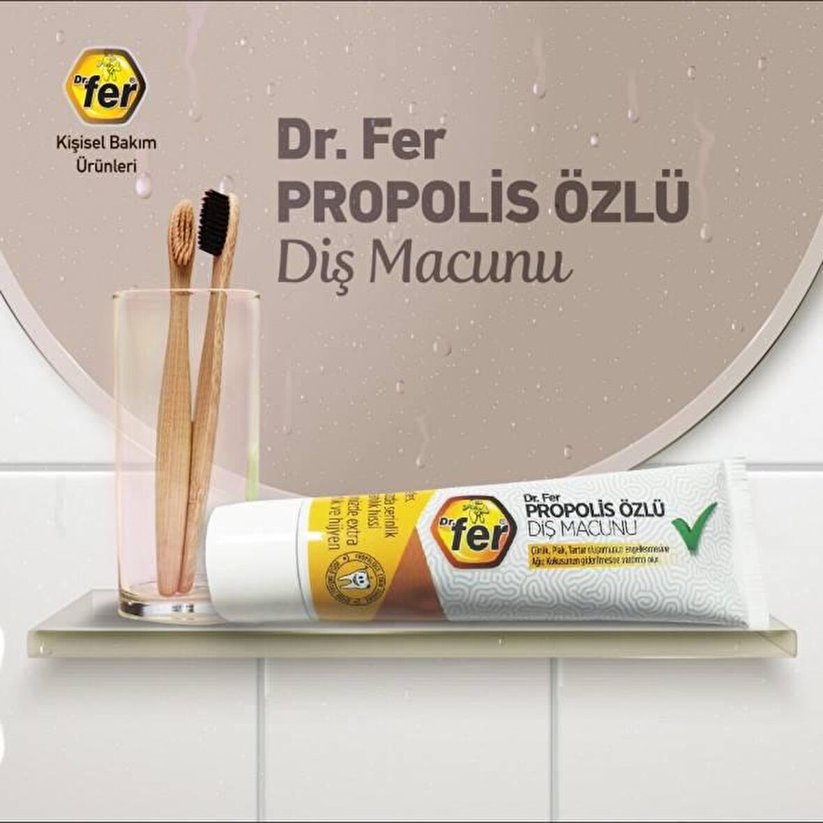 Dr. Fer Propolis Aromalı Beyazlatma Diş Macunu 50 ml 