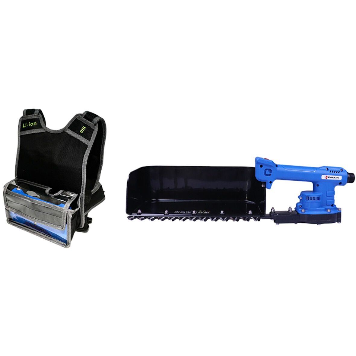 DAKKIN D30 36V 7.8Ah 750W 30cm 8 ile 10sa 3.9kg Akülü Çay Toplama Makinesi