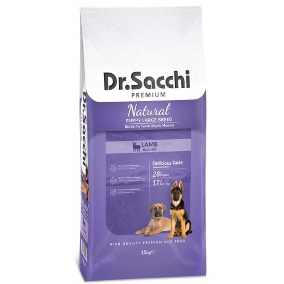 Dr. Sacchi Puppy Large Lamb Büyük Irk 15 kg Yavru Köpek Maması