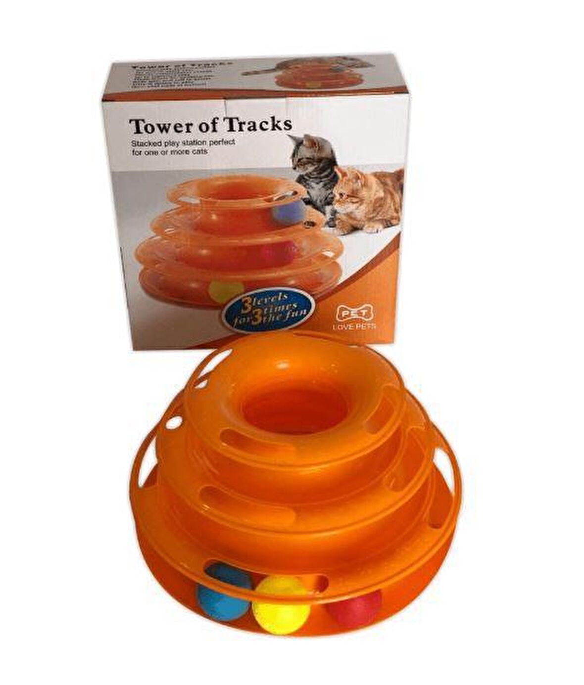 Dr.Sacchi CT-073 Kedi Oyun Tüneli 3 Katlı