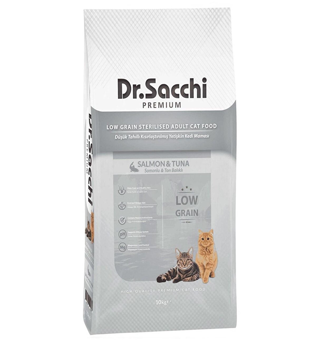 Dr.Sacchi Premium Düşük Tahıllı Kısır Kedi Maması 1,5 Kg