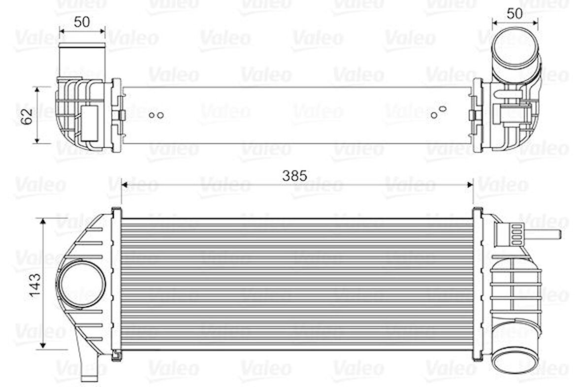 Renault Turbo Radyatoru Kangoo III 1,5dci K9k - Valeo 818584