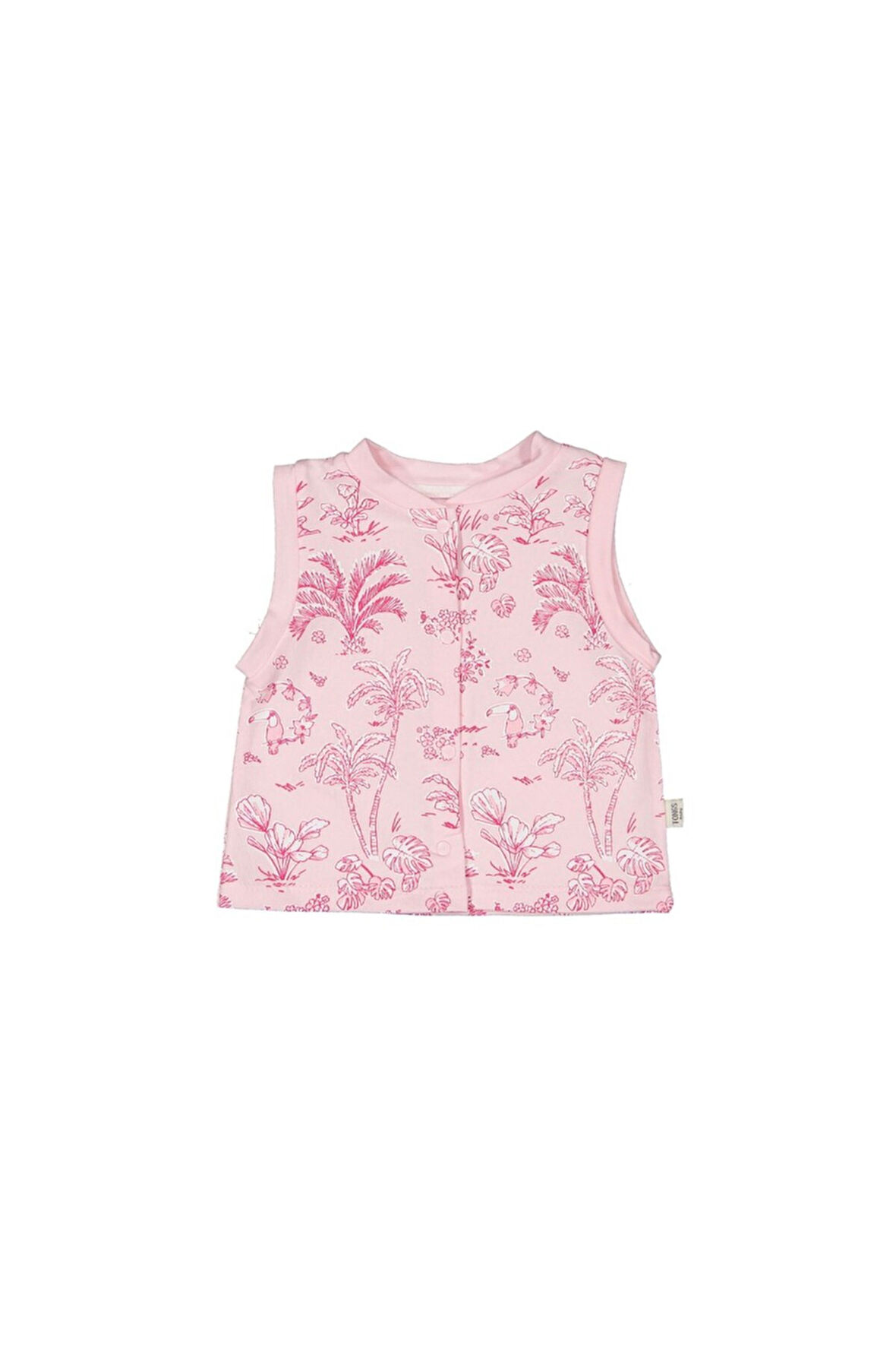 Tongs Baby 3014 Kız Bebek Floral Island Yelek