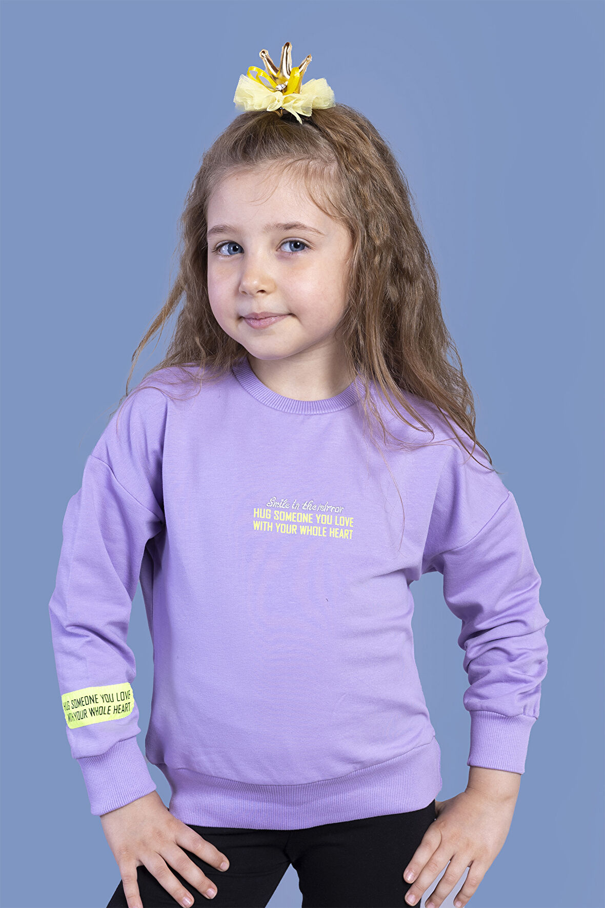Toontoy Kız Çocuk Baskılı Sweatshirt