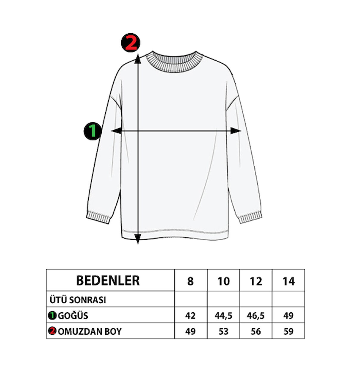 Toontoy Kız Çocuk Kanguru Cepli Baskılı Sweatshirt
