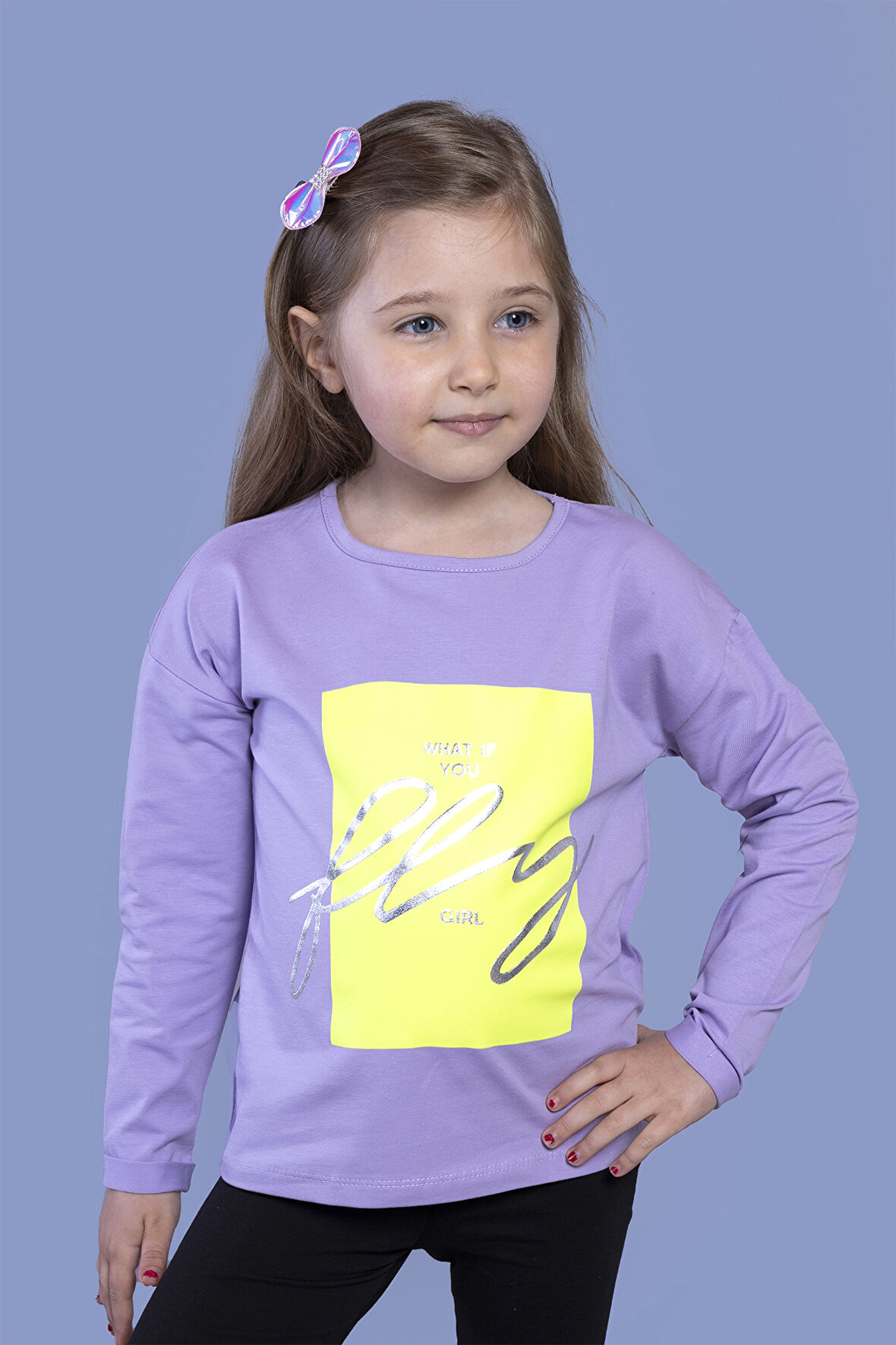 Toontoy Kız Çocuk  Baskılı Tişört