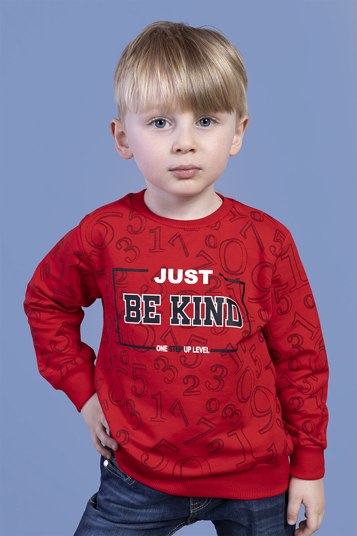 Toontoy Erkek Çocuk Sayı Baskılı Sweatshirt