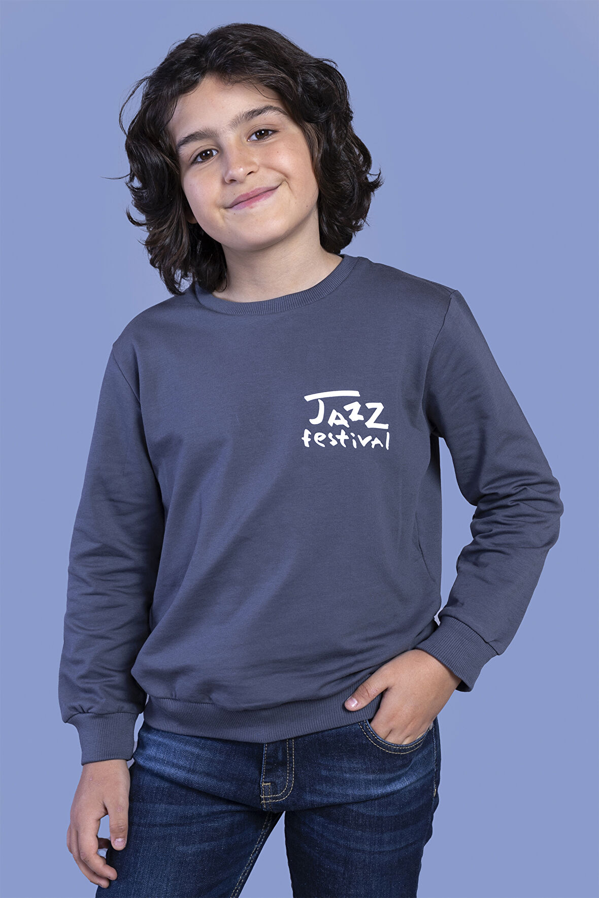 Toontoy Erkek Çocuk Baskılı Sweatshirt