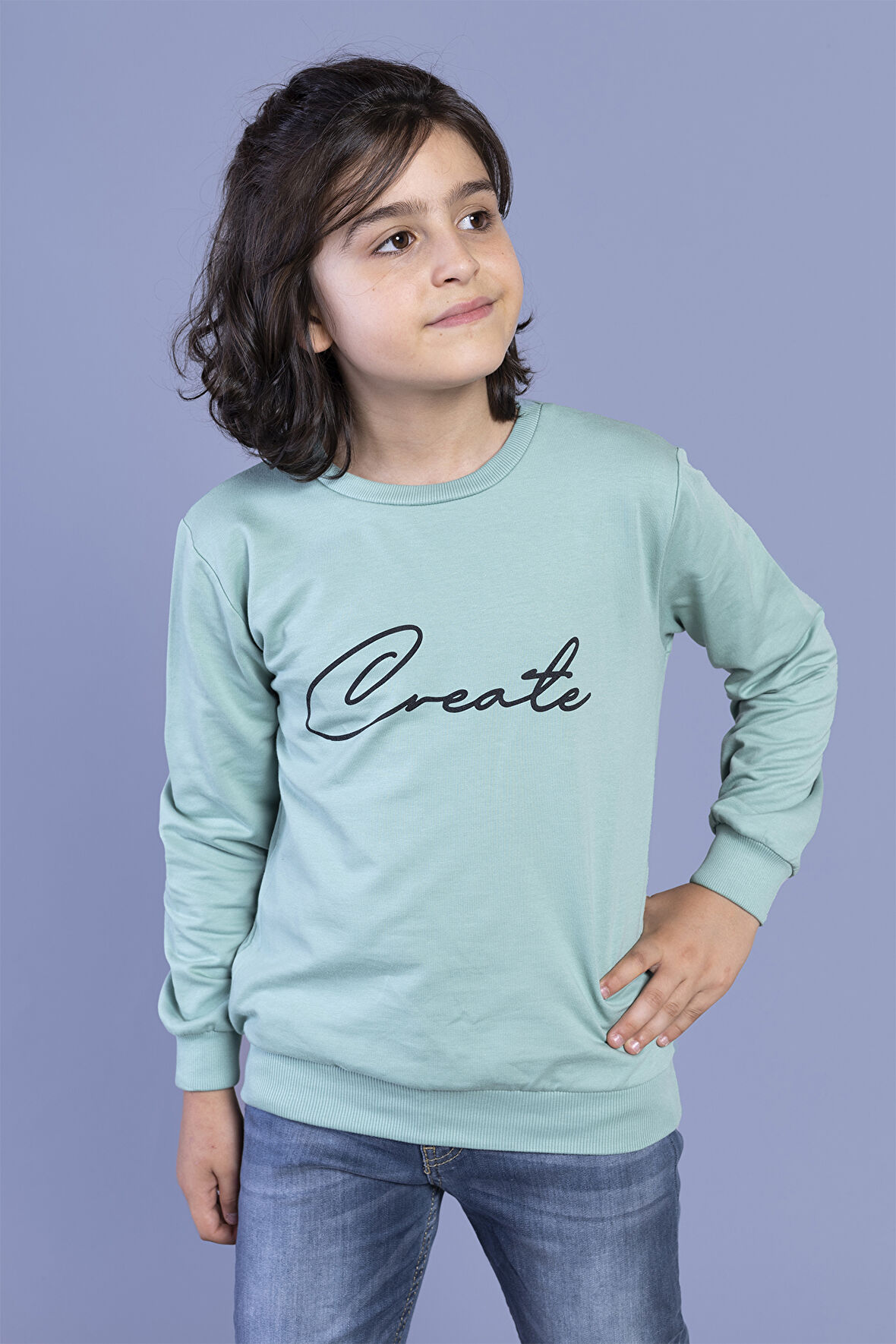 Toontoy Erkek Çocuk Baskılı Sweatshirt