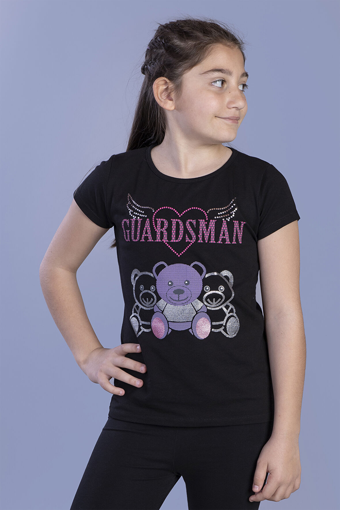 Toontoy Kız Çocuk Baskılı Tişört