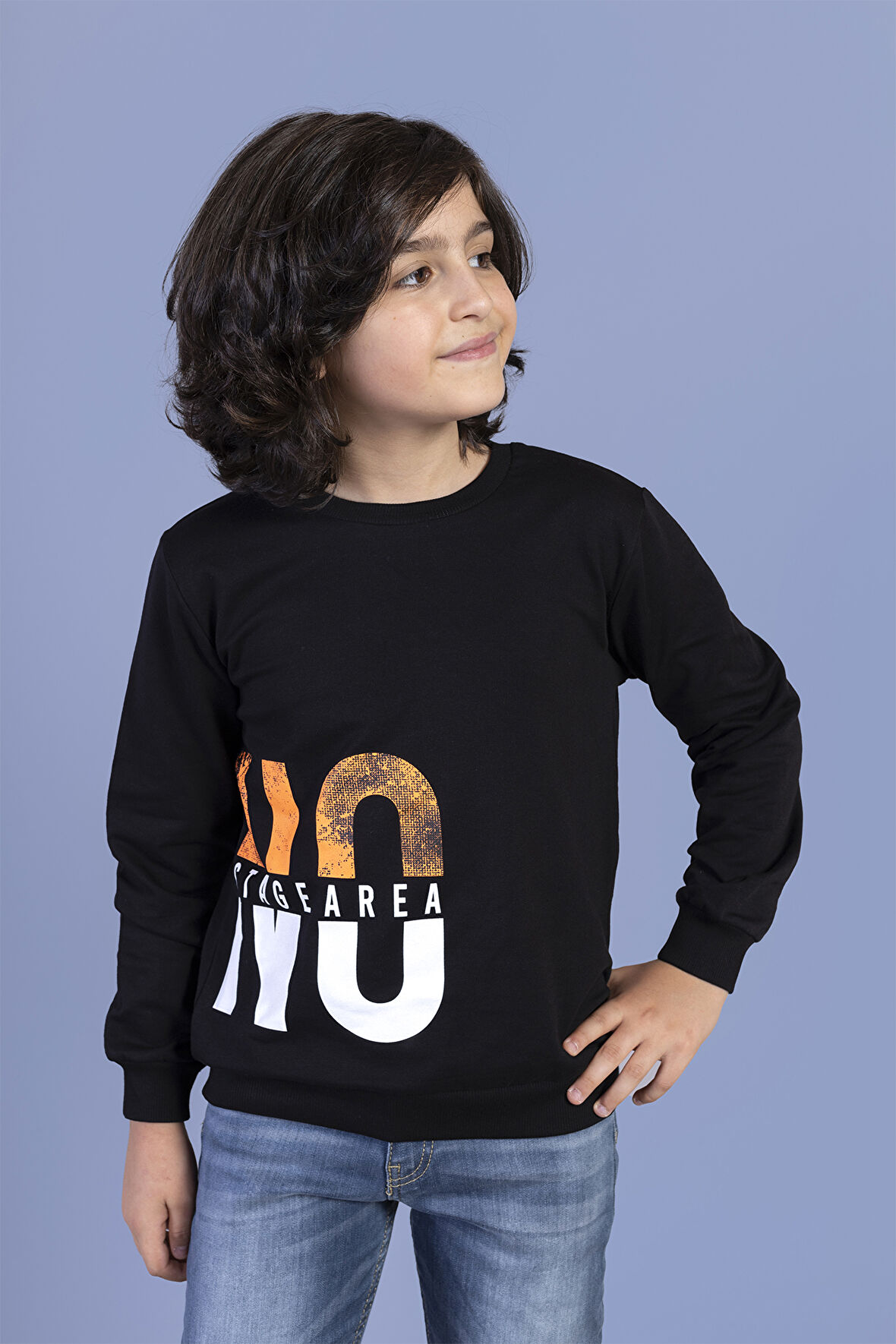 Toontoy Erkek Çocuk  Baskılı Sweatshirt